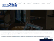 Tablet Screenshot of frontofficerocks.com
